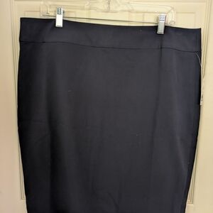 The Limited Navy Blue Pencil Skirt